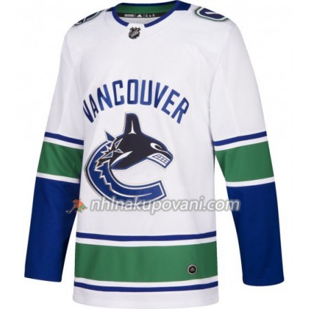 Vancouver Canucks Dresy Blank Adidas Bílá Authentic - Pánské